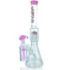 Shop 18" AFM Reversal Pink Glass Beaker Bong Bundle in australian