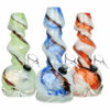 Shop Peaceful Solution 7.75" Elegant Soft Glass Water Pipe with Spiral Design in australian