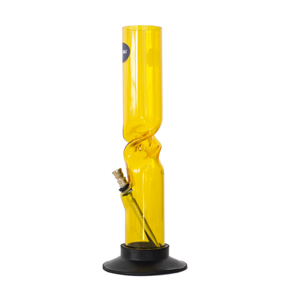 Shop Acrylic Twist Bong - Yellow in australian