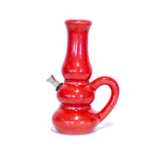 Shop Aladdin Triple Bubble Ceramic Bong - Red in australian