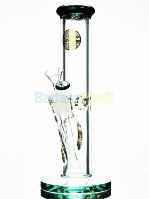 Shop 7mm Straight Shot Bong by Bougie Glass - 12 inch in australian