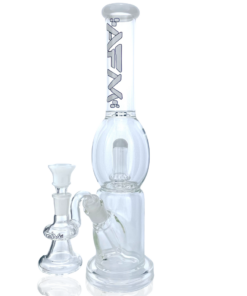 Shop 16" AFM Glass UFO Takeover Ivory Glass Beaker Bong Bundle in australian