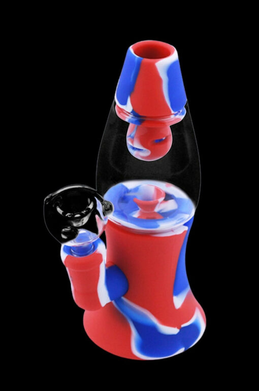 Shop Cloud 8 Lava Lamp Silicone & Glass Water Pipe in australian