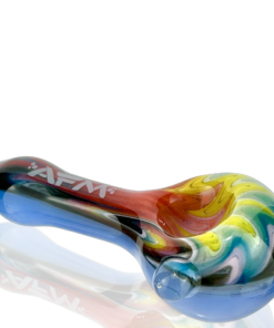 Shop 3" AFM Wig-Wag Glass Hand Pipe in australian