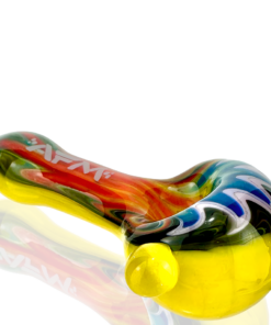 Shop 3" AFM Wig-Wag Glass Hand Pipe in australian