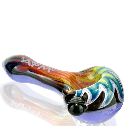 Shop 3" AFM Wig-Wag Glass Hand Pipe in australian