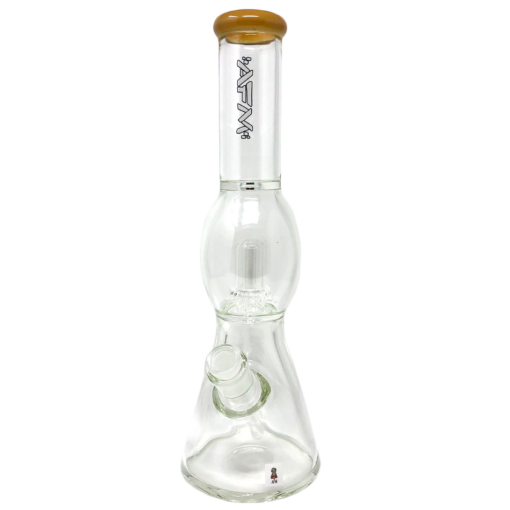 Shop 12" AFM Glass UFO Color Lip Glass Beaker Bong in australian