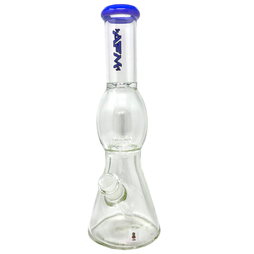 Shop 12" AFM Glass UFO Color Lip Glass Beaker Bong in australian