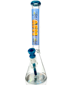 Shop 18" AFM AI God Horus 9mm Glass Beaker Bong Bundle Set in australian