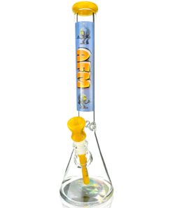 Shop 18" AFM AI God Sekhmet 9mm Glass Beaker Bong Bundle Set in australian