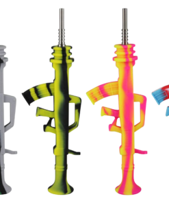 Shop AK47 Silicone Dab Straw Collector with Titanium Tip in australian