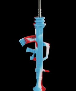 Shop AK47 Silicone Dab Straw Collector with Titanium Tip in australian