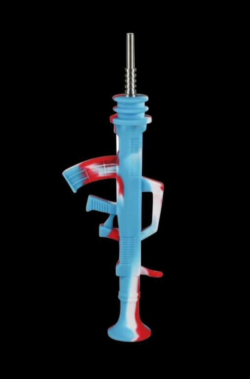 Shop AK47 Silicone Dab Straw Collector with Titanium Tip in australian