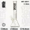 Shop Amsterdam | 12" Clear Glass Water Pipe w/ Dome Perc in australian