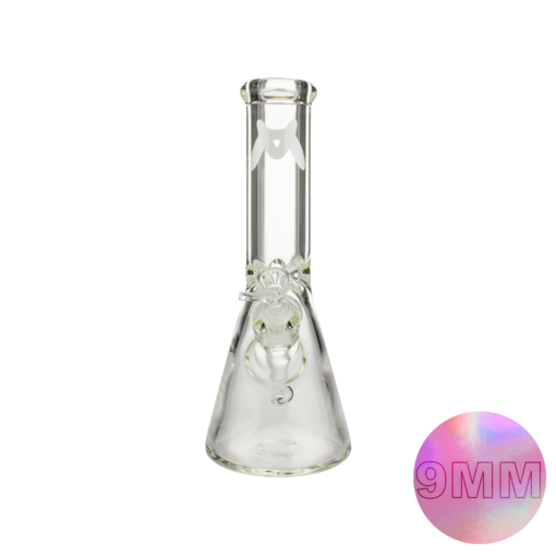 Shop 12" x 9mm Classic Beaker Bong in australian