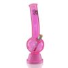 Shop Tall Bubble 27cm Glass Bong - Pink Smoke Weed Graffiti in australian