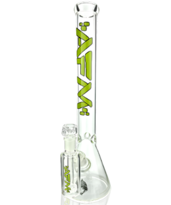 Shop 18" AFM Clear Glass Beaker Bong Set in australian