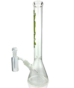 Shop 18" AFM Clear Glass Beaker Bong Set in australian