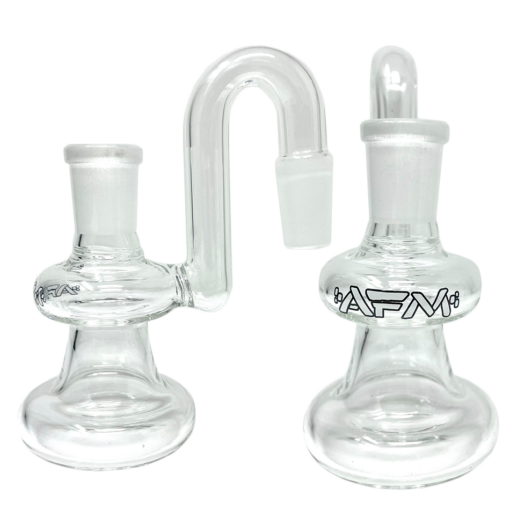 Shop 12" AFM Chubbi Beaker Clear Colored Lip Beaker Bong + Dry Catcher Bundle in australian