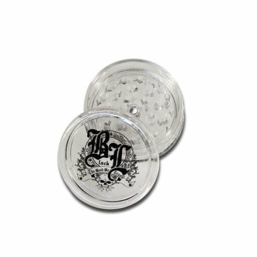 Shop Black Leaf Acrylic Herb Grinder 60mm in australian