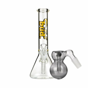 Shop Bud Beaker Bong & Ash Catcher Bundle in australian