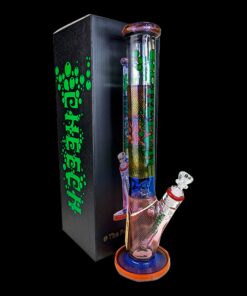 Shop Cheech Glass Multi Color Straight Tube Water Pipe in australian