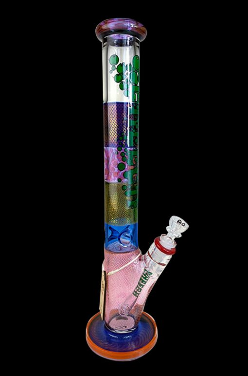 Shop Cheech Glass Multi Color Straight Tube Water Pipe in australian