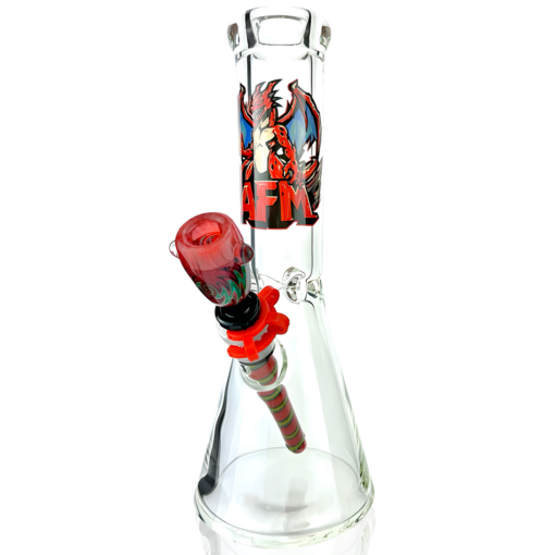 Shop 12" Collectable Anime Dragon 9mm Beaker Bong Bundle in australian