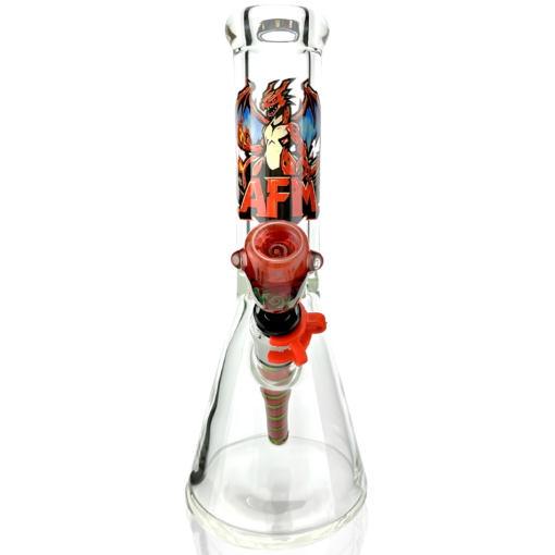 Shop 12" Collectable Anime Dragon 9mm Beaker Bong Bundle in australian