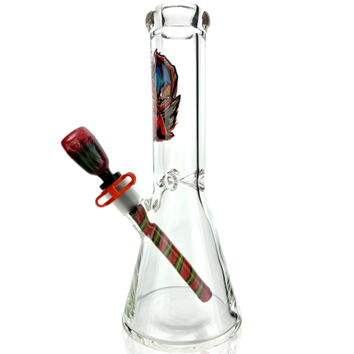 Shop 12" Collectable Anime Dragon 9mm Beaker Bong Bundle in australian