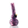 Shop Double Bubble 26cm Glass Bong - Purple Lightning Storm in australian