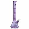 Shop Shotties 35cm Glass Double Fountain Beaker Bong - Purple in australian