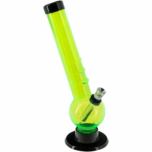 Shop JM Enterprises 8" Acrylic Angled Neck Bubble Bong - Multiple Colors in australian