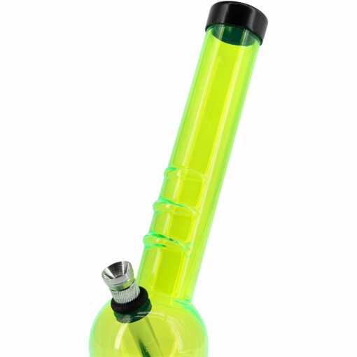 Shop JM Enterprises 8" Acrylic Angled Neck Bubble Bong - Multiple Colors in australian