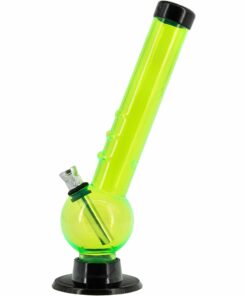 Shop JM Enterprises 8" Acrylic Angled Neck Bubble Bong - Multiple Colors in australian