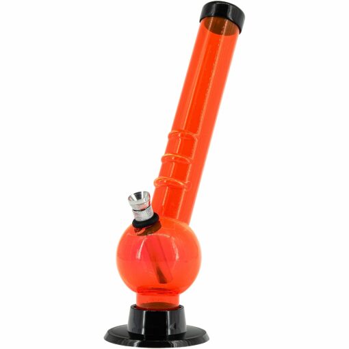 Shop JM Enterprises 8" Acrylic Angled Neck Bubble Bong - Multiple Colors in australian