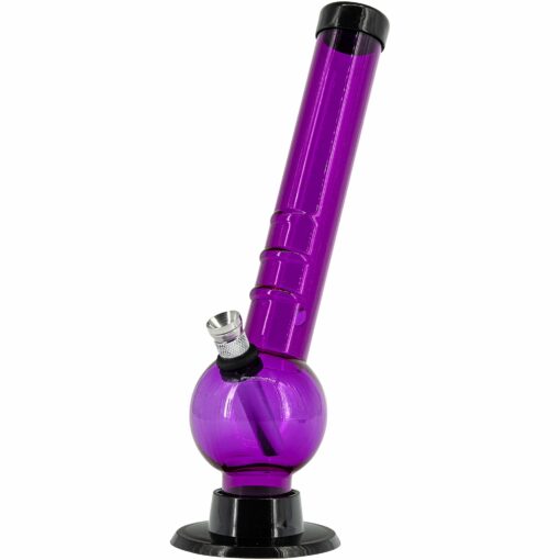 Shop JM Enterprises 8" Acrylic Angled Neck Bubble Bong - Multiple Colors in australian