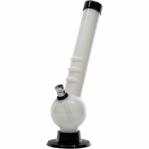 Shop JM Enterprises 8" Acrylic Angled Neck Bubble Bong - Multiple Colors in australian