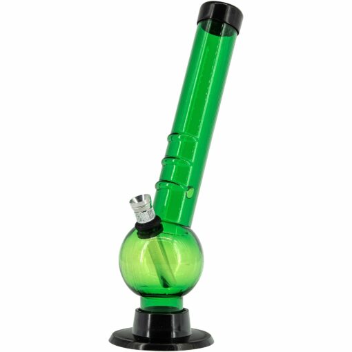 Shop JM Enterprises 8" Acrylic Angled Neck Bubble Bong - Multiple Colors in australian