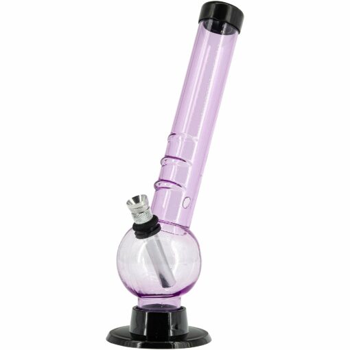 Shop JM Enterprises 8" Acrylic Angled Neck Bubble Bong - Multiple Colors in australian