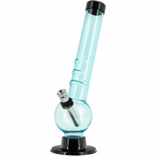 Shop JM Enterprises 8" Acrylic Angled Neck Bubble Bong - Multiple Colors in australian