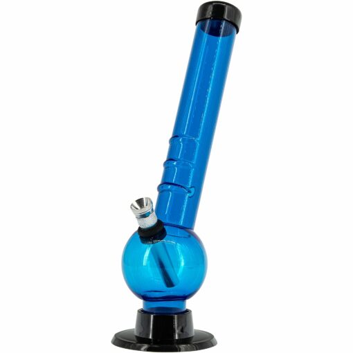 Shop JM Enterprises 8" Acrylic Angled Neck Bubble Bong - Multiple Colors in australian