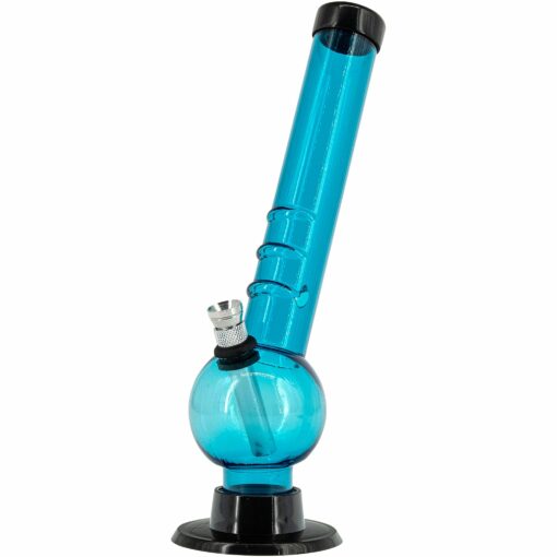 Shop JM Enterprises 8" Acrylic Angled Neck Bubble Bong - Multiple Colors in australian