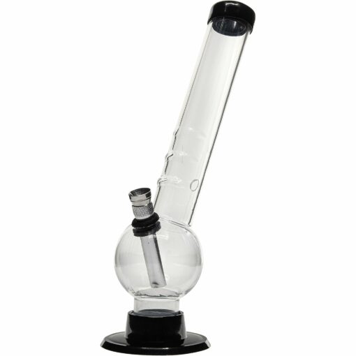 Shop JM Enterprises 8" Acrylic Angled Neck Bubble Bong - Multiple Colors in australian