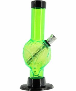 Shop JM Enterprises Mini Skull Acrylic Bong - 6" Tall - Multiple Colors in australian