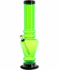 Shop JM Enterprises 12" Acrylic Vase Base Bong - Multiple Colors in australian