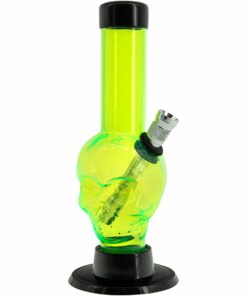 Shop JM Enterprises Mini Alien Head Acrylic Bong - 6" Tall - Multiple Colors in australian