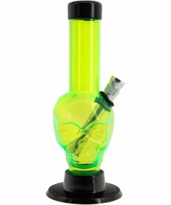 Shop JM Enterprises Mini Alien Head Acrylic Bong - 6" Tall - Multiple Colors in australian