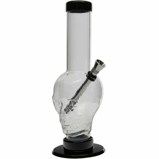 Shop JM Enterprises 9-12" Acrylic Skull Bong - Multiple Colors in australian