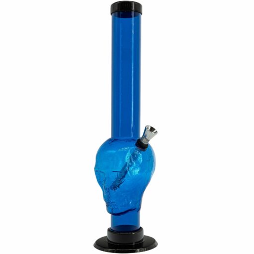 Shop JM Enterprises 9-12" Acrylic Skull Bong - Multiple Colors in australian